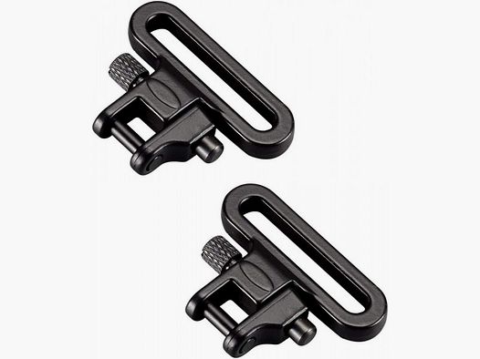 BRIDES DE SANGLE 25MM DE LARGEUR - ENSEMBLE DE 2 AVEC VIS À MANCHETTE