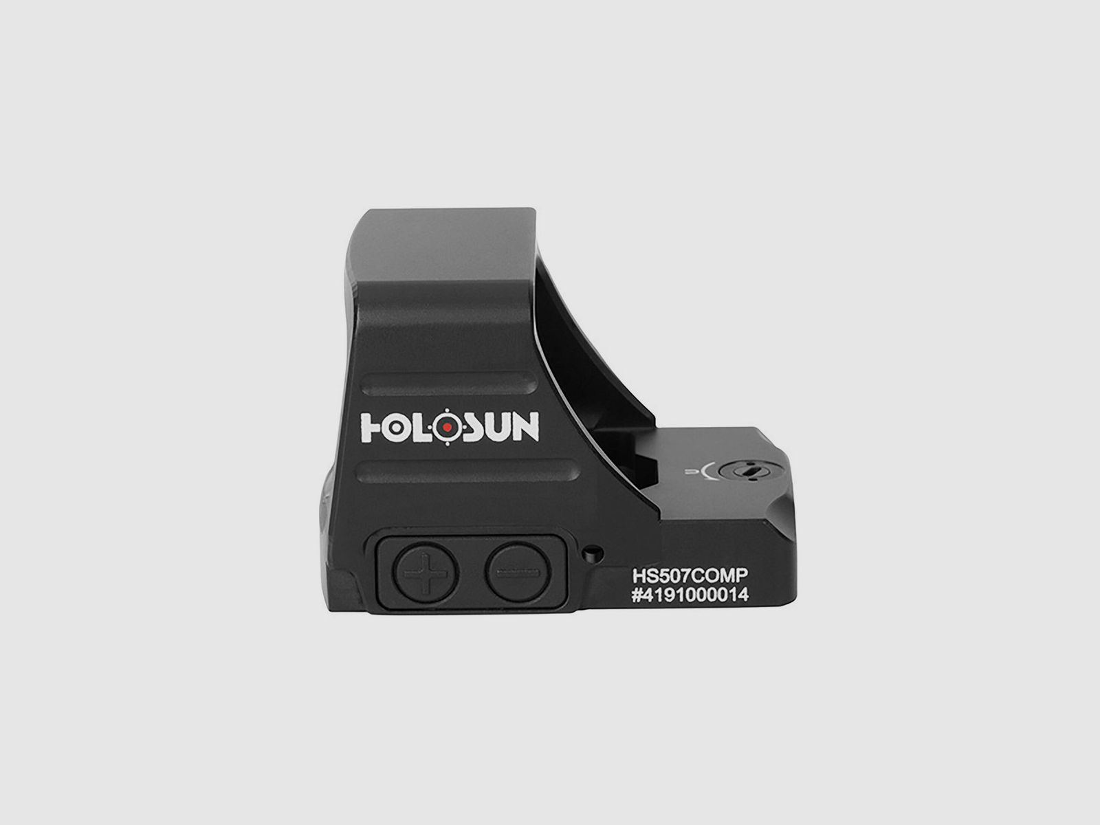 Holosun HS507COMP Offenes Reflex Rotpunktvisier mit wechselbarem Absehen (2MOA Punkt, 8/20/32MOA Kreis)