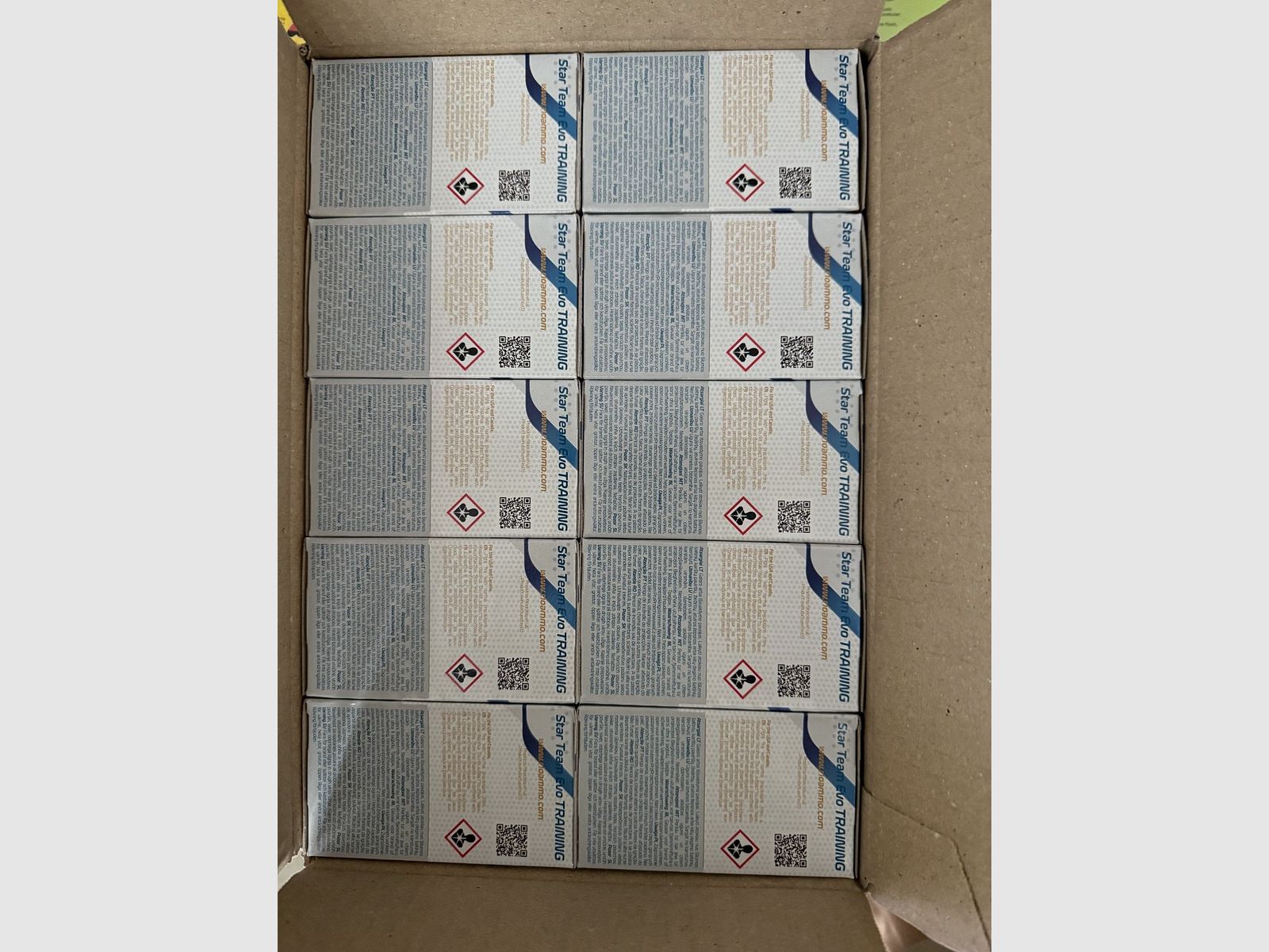 Équipe RIO Star Team Evo Entraînement 24 Calibre 12/70 24g (N° 9) Munitions de Skeet