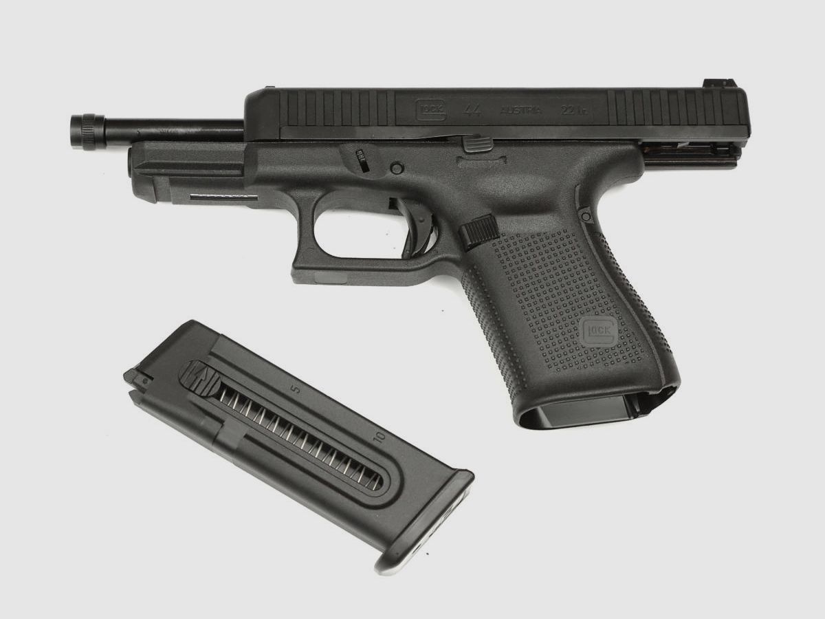 Glock 44 calibro 22lr con filettatura, immagine 6 di 6