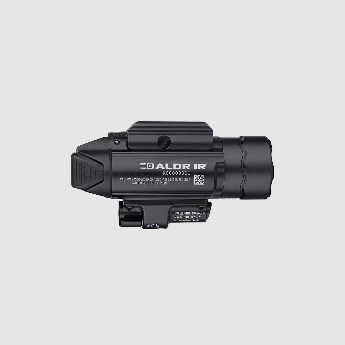 Olight – Pistol light with laser sight Baldr IR – 1350 lumens – Black, image 8 of 8