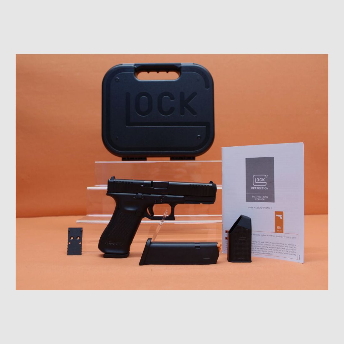 Glock Ha.Pistole 9mmLuger Glock17 Gen5 (MOS) FS 114mm Lauf Modular Optic System f. Red Dot Sight (9mmPara)