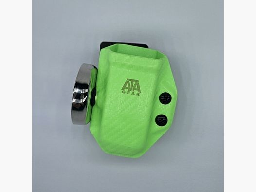 Magazin Holster ATA GEAR SPORT IPSC Carbonfaser Grün mit Magnet