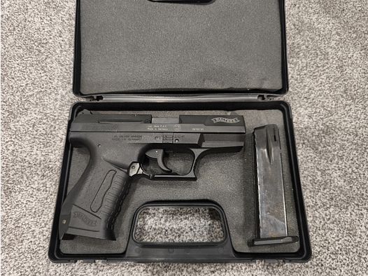 Walther P99 blank firing pistol in caliber 9 mm P.A.K.