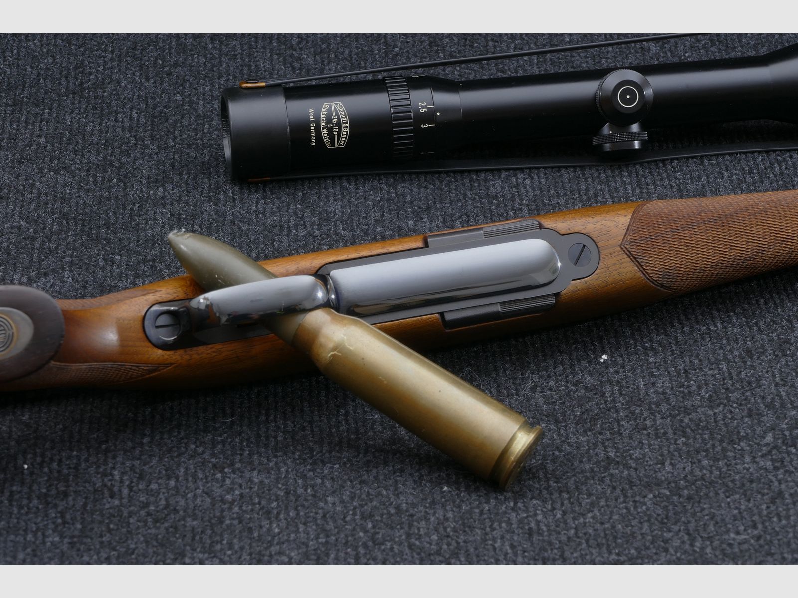 Steyr Mannlicher Luxus M en calibre .30-06 Springfield de primera mano en estado original excepcionalmente bueno, casi como nuevo WHB295