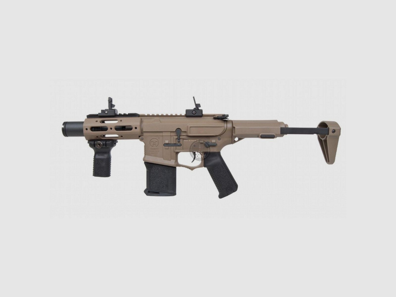 Softair - Gewehr - ARES - Amoeba M4 015 EFCS S-AEG dark earth - ab 18, ber 0,5 Joule