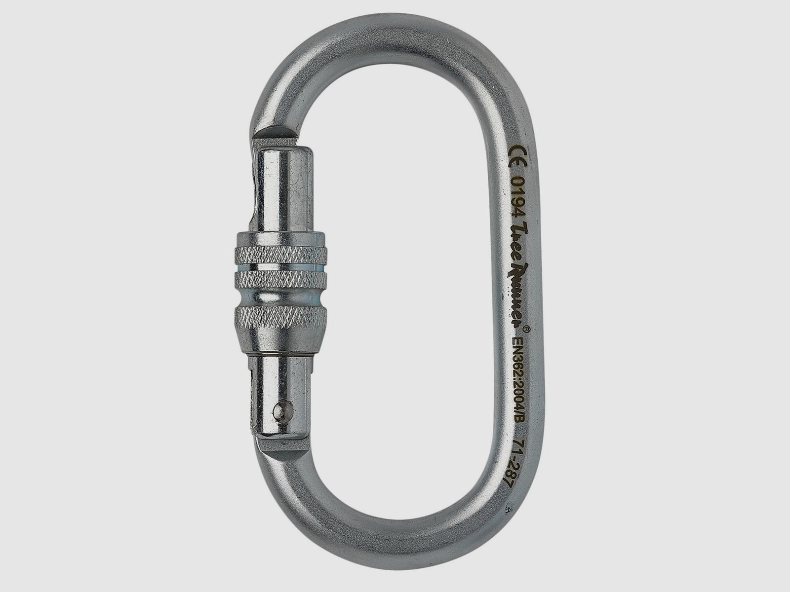 Tree Runner Oval Schrauber, Stahl EN 362