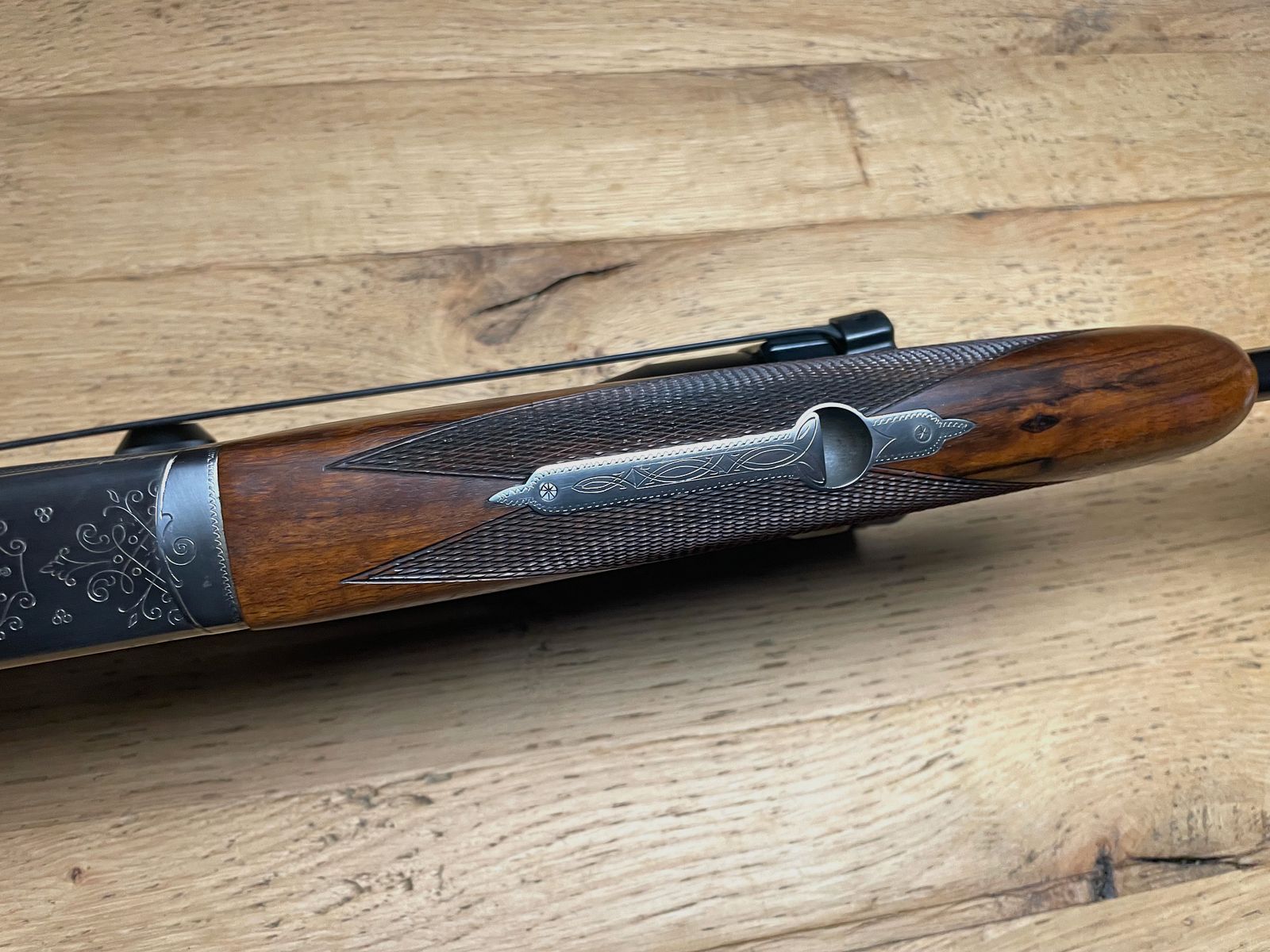 Bockdoppelbüchse Gebr. Merkel Suhl - Calibre : 9,3x74R incluant ZF Zeiss Diavari ZM 2,5-10x48