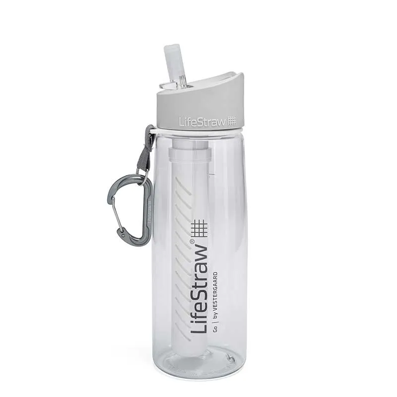 Butelka na wodę z filtrem LifeStraw Go; Clear, Tritan Renew, 0,65L