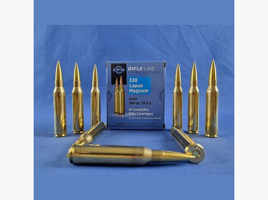 PPU .338 Lapua Magnum Solid 240grs/15,5g