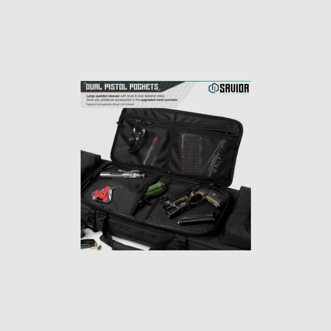 Savior – Urban Warfare Double Rifle Bag / 46 Inch / Green, Bild 4 von 4