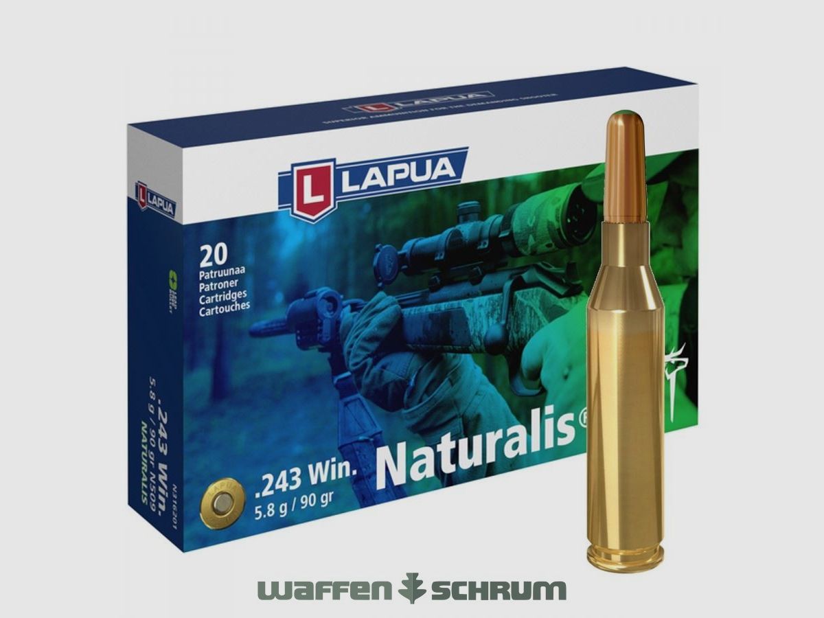 Lapua Naturalis 5,8g - 90gr. .243Win