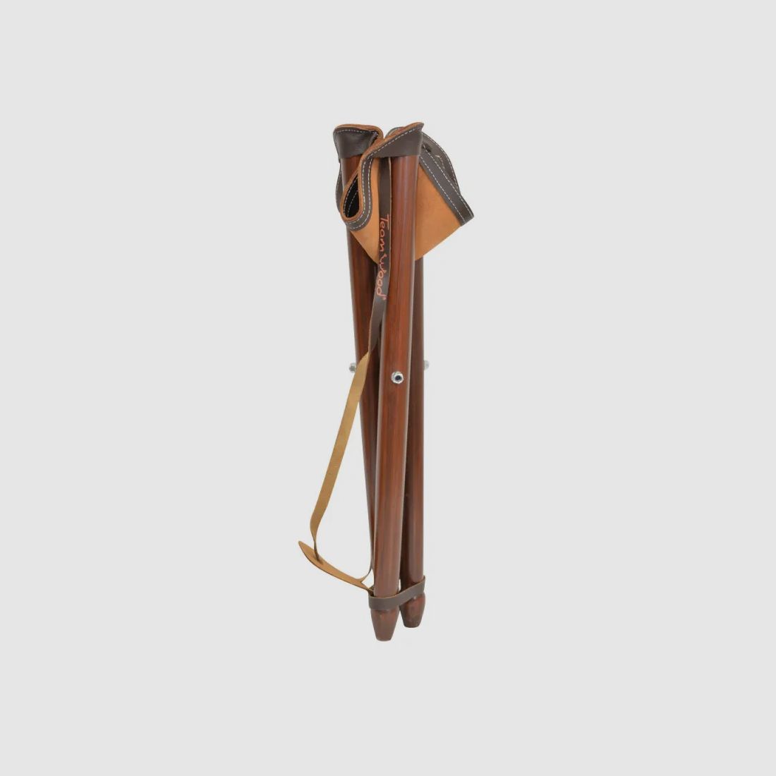 Faltbarer Ansitzstuhl TeamWood 65 cm, gefärbte Esche und Leder, Bild 2 von 5