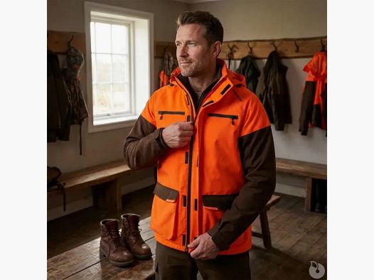 Parka Hombre Winchester® Track Racoon - Naranja