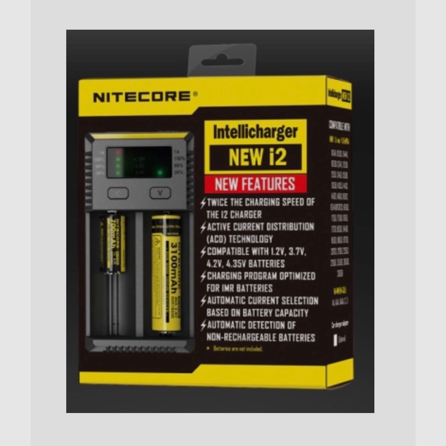 Nitecore NEW i2 Intellicharger New Features