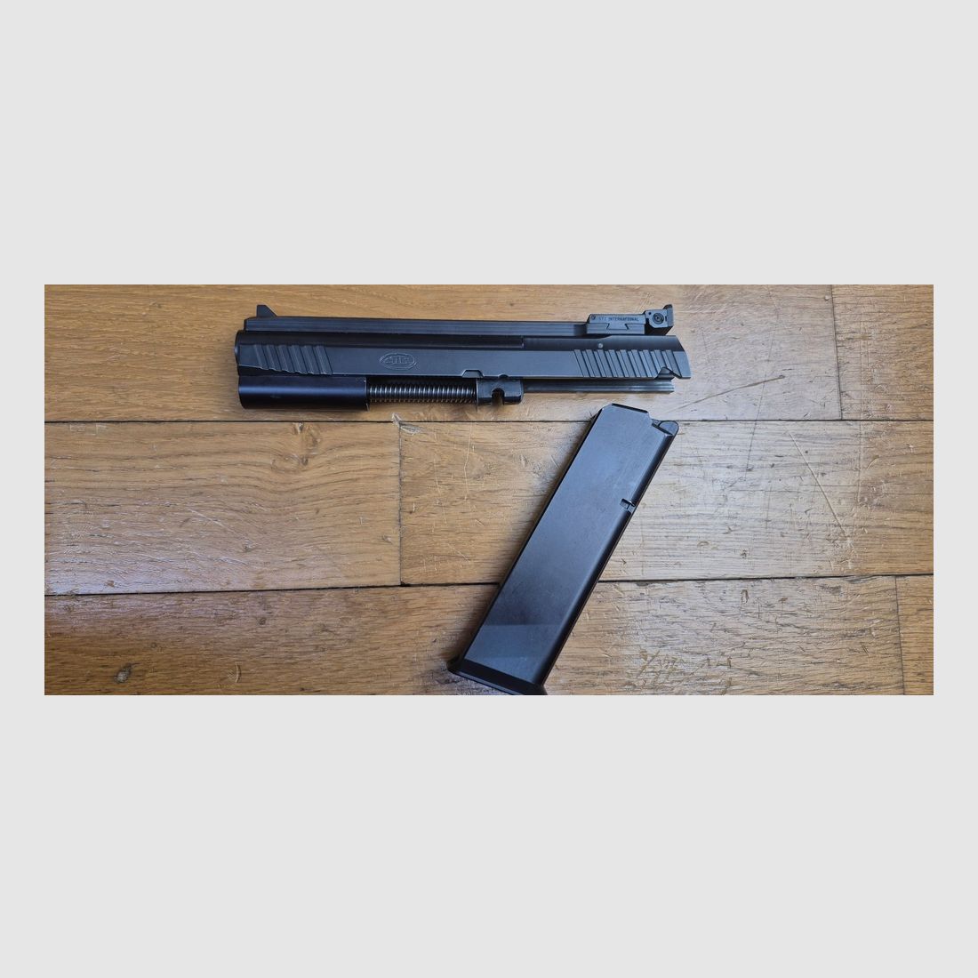 Umrüstung für Tanfoglio-Pistole – Modell 1911 Witness Custom – Kal. .22LR – Komplettset Lauf + Verschluss + Magazin – Marke STI – 100% Stahl – TBE++, Bild 2 von 10