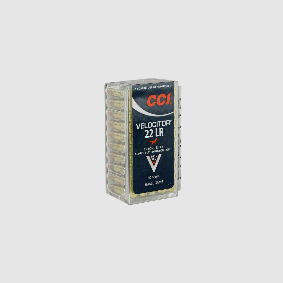CCI Velocitor .22 LR 40GR CPHP 50 cartucce