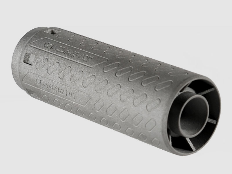 B&T Blast Deflector Print-X "extra lang" Inconel, zonder adapter blank matgrijs