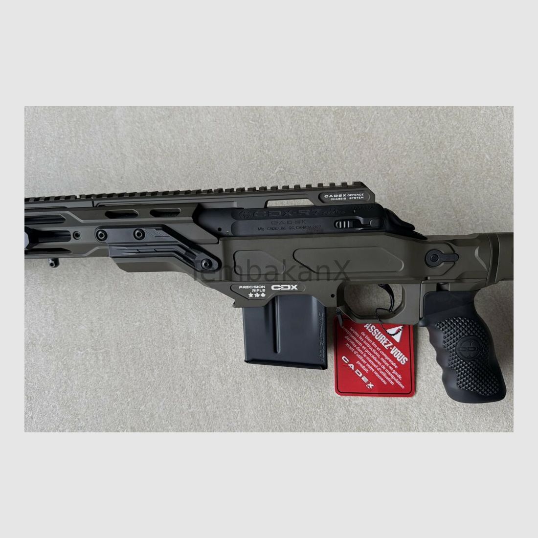 CADEX CDX-R7 CPS (incluso bipiede, freno di bocca e picchetto) .308Win