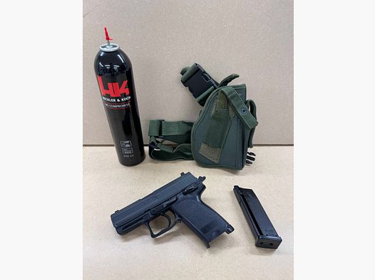 Umarex USP Compact GBB – Bastlerobjekt (Magazin undicht) | viel Zubehör