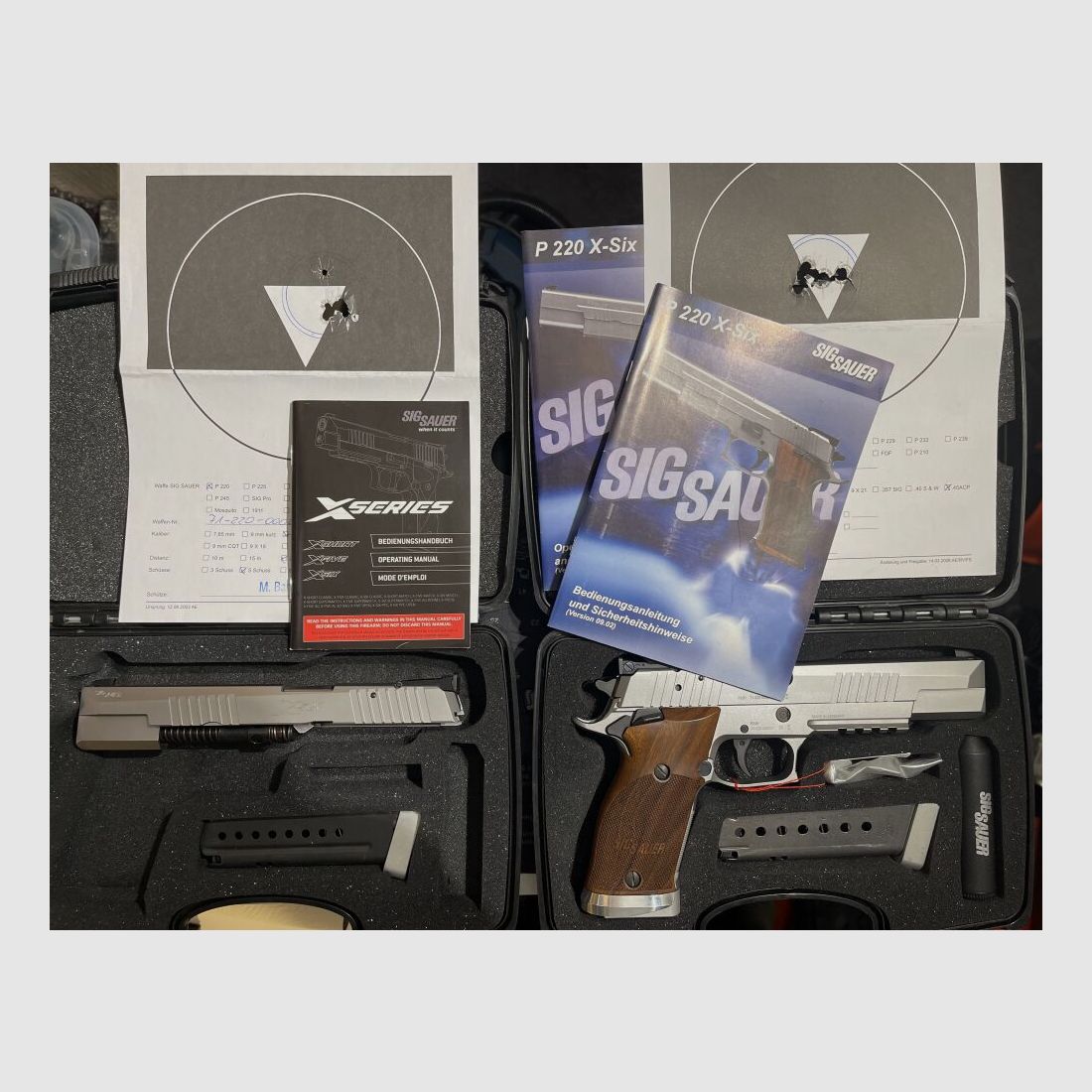 Sig Sauer P220 X-SIX Classic (Set with 9mm conversion system!)