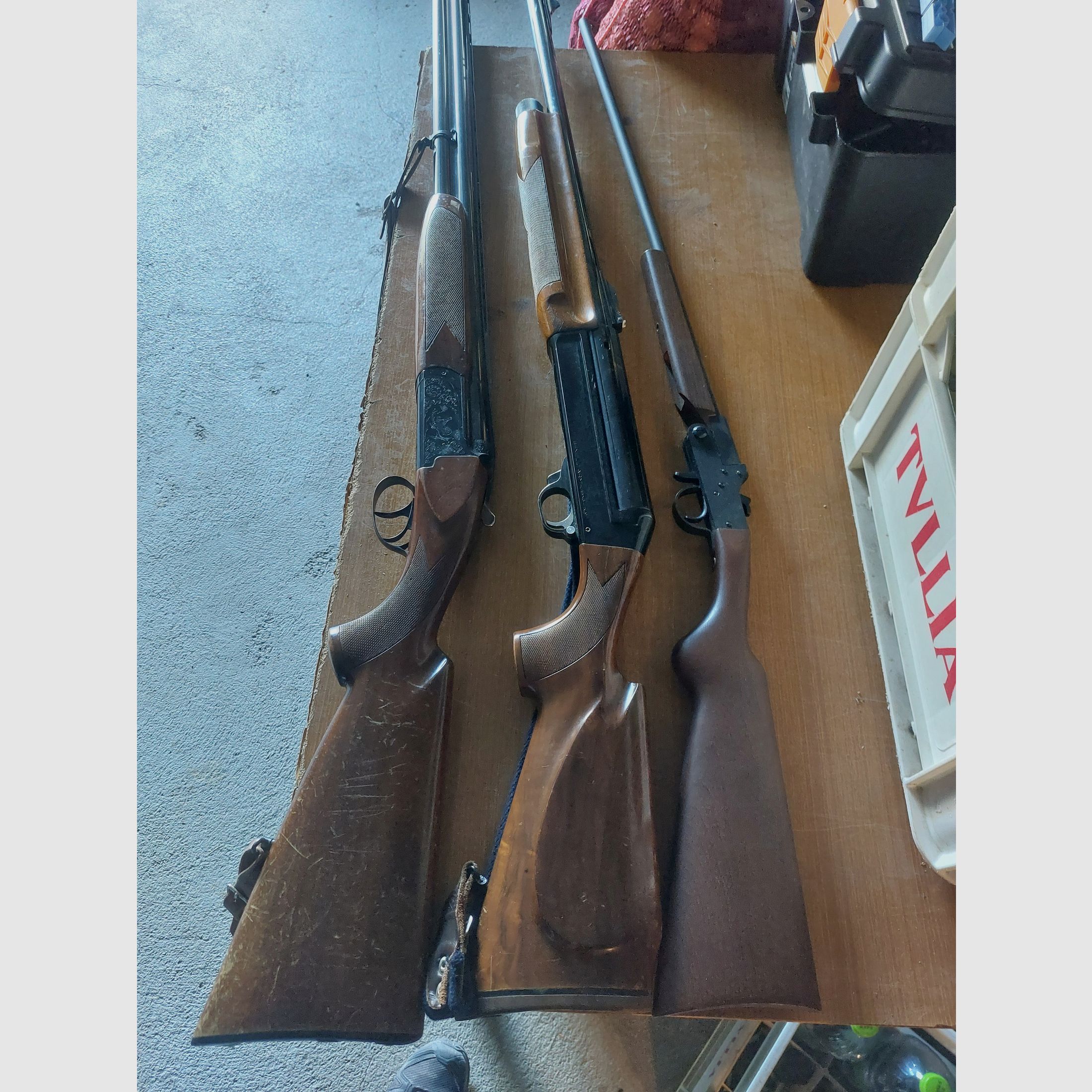 Verkauf von gebrauchten Gewehren