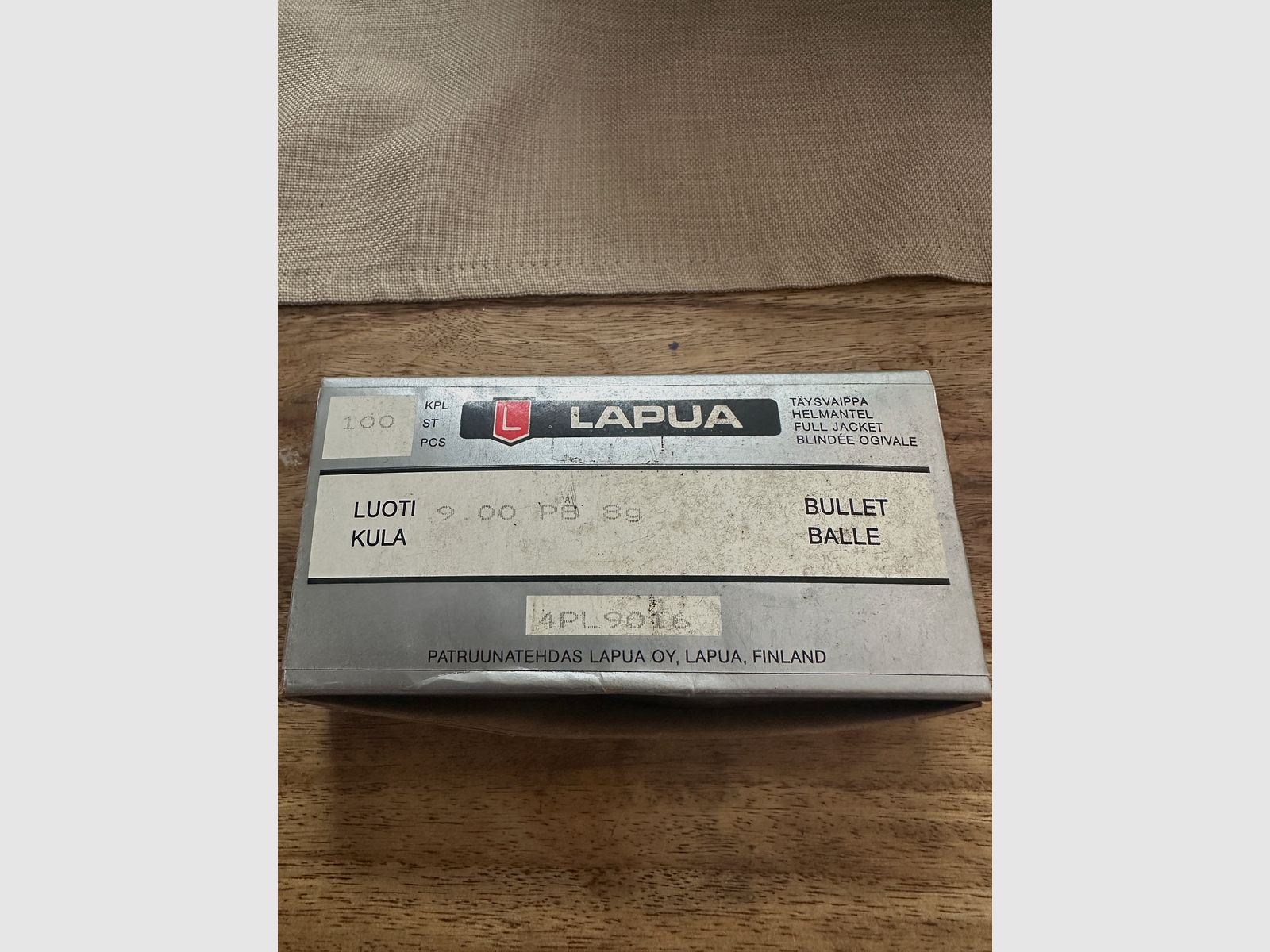Lapua 9mm Geschosse 