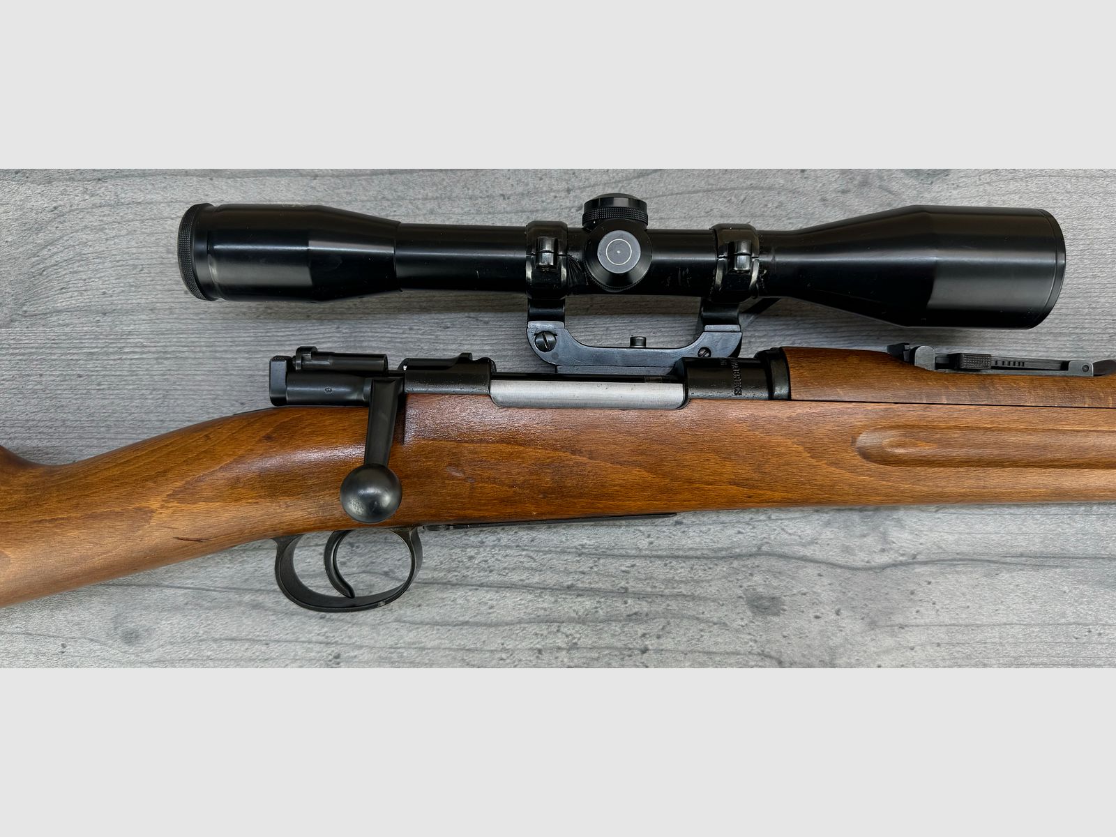 Carl Gustaf/ Husqvarna M/38 6.5x55mm with side mount + S&B 12x42 scope