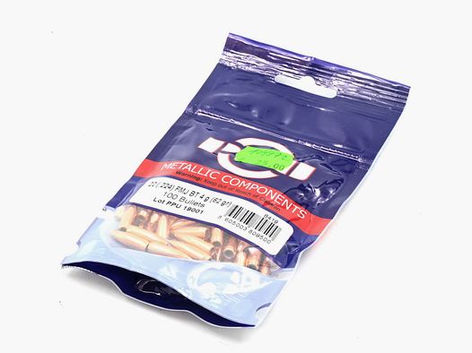 Büchsengeschosse, PPU .224, 62gr, 100 Stk., .223 Rem.