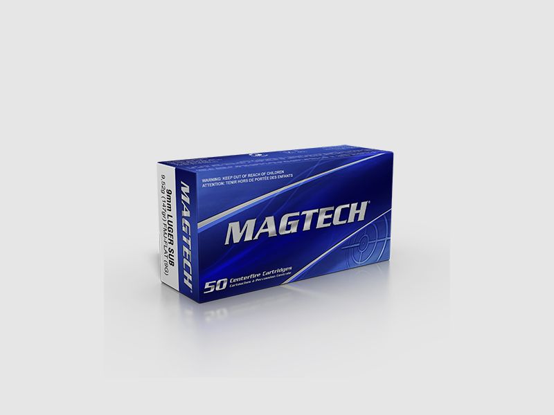 Magtech 9mm Luger 147GR FMJ 50 Patronen
