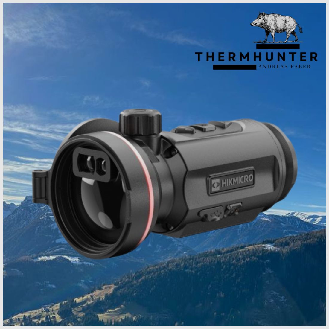 Hikmicro Clip-On Thunder TQ50CL 3.0 Ensemble complet avec adaptateur -NOUVEAU-