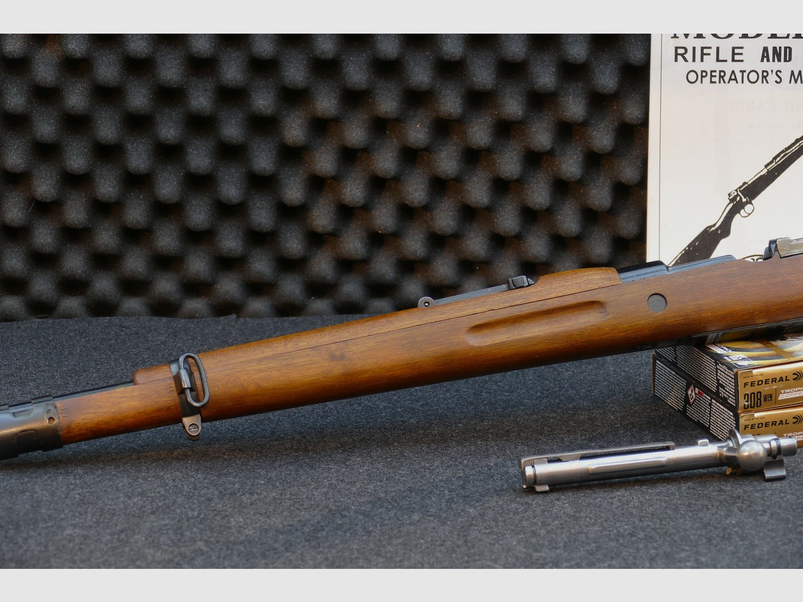 FN Herstal, Mauser Model 98, carbine, .308Win, carbine, tracking, going through, ordinance