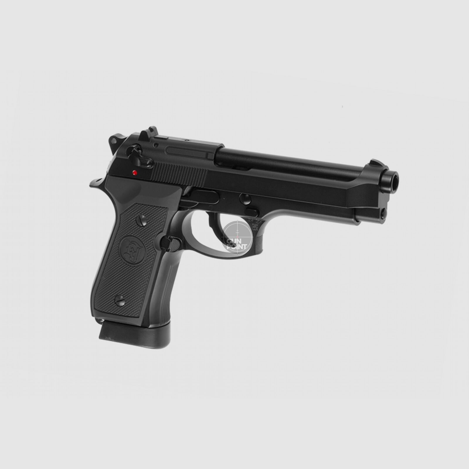 Softair - Pistole - KJ Works - M9 Full Metal Co2 - ab 18, ber 0,5 Joule