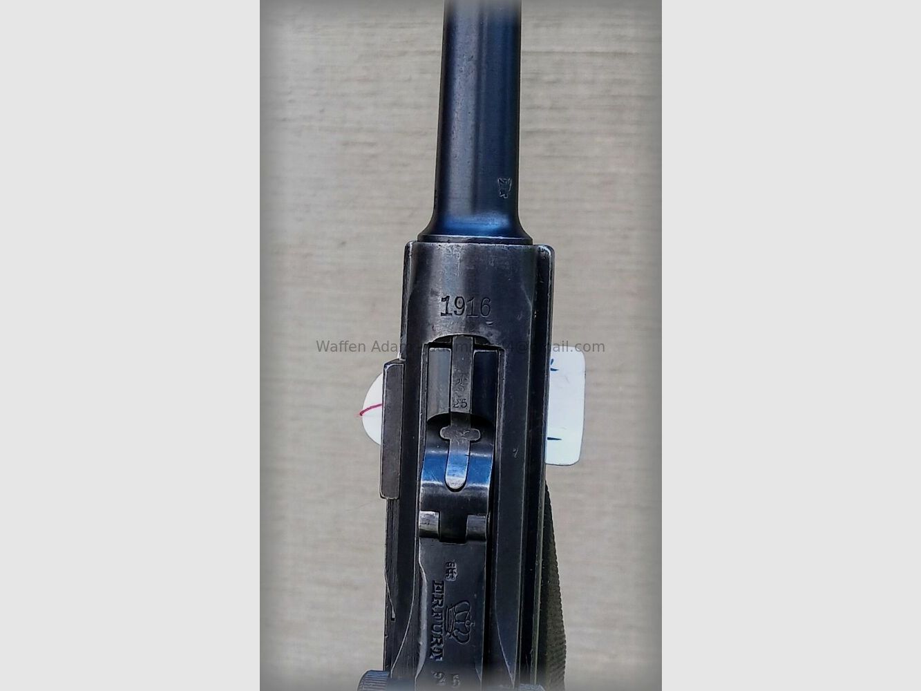 Rifle Factory Erfurt Pistol P. 08