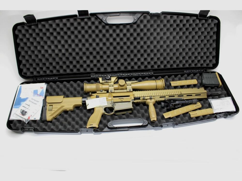 Heckler & Koch G28Z mit S&B und Aimpoint Harris Zweibein Komplettset .308Win