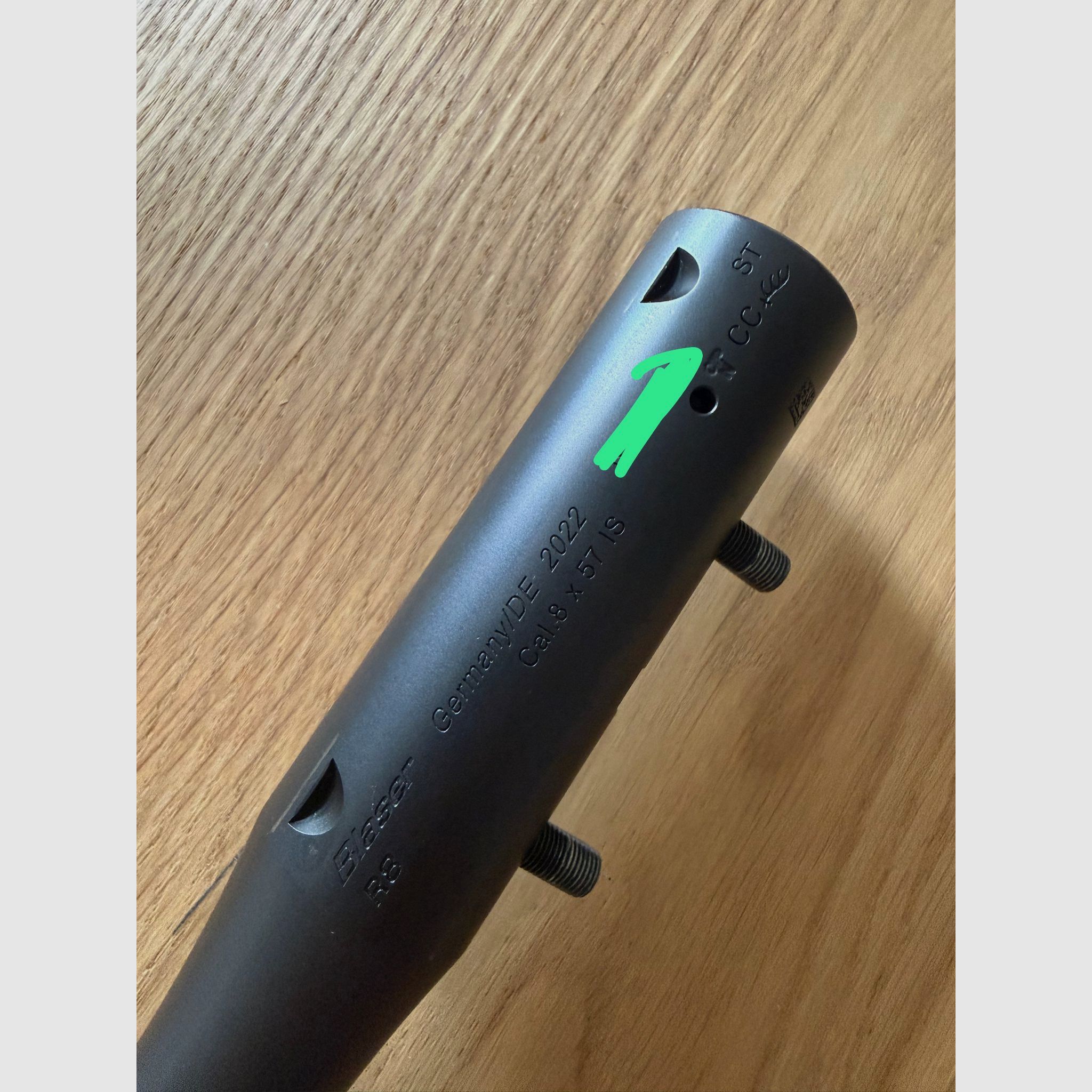 Blaser R8 interchangeable barrel 8×57 IS – Semi-weight, 52 cm, muzzle thread