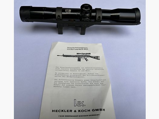 Original HK G3SG1 Stanag Schnellspannmontage + Zeiss Diavari DA 1,5x-6x