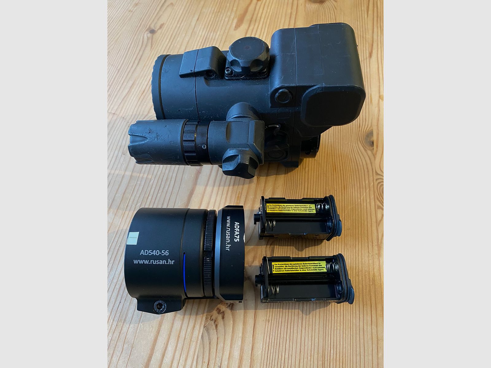 PULSAR DFA 75 mit RUSAN-Klemmadapter AD540-56