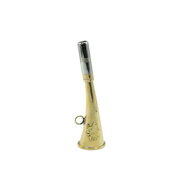 Rufhorn Messing Dekor Wildschwein 16 cm, Bild 3 von 14