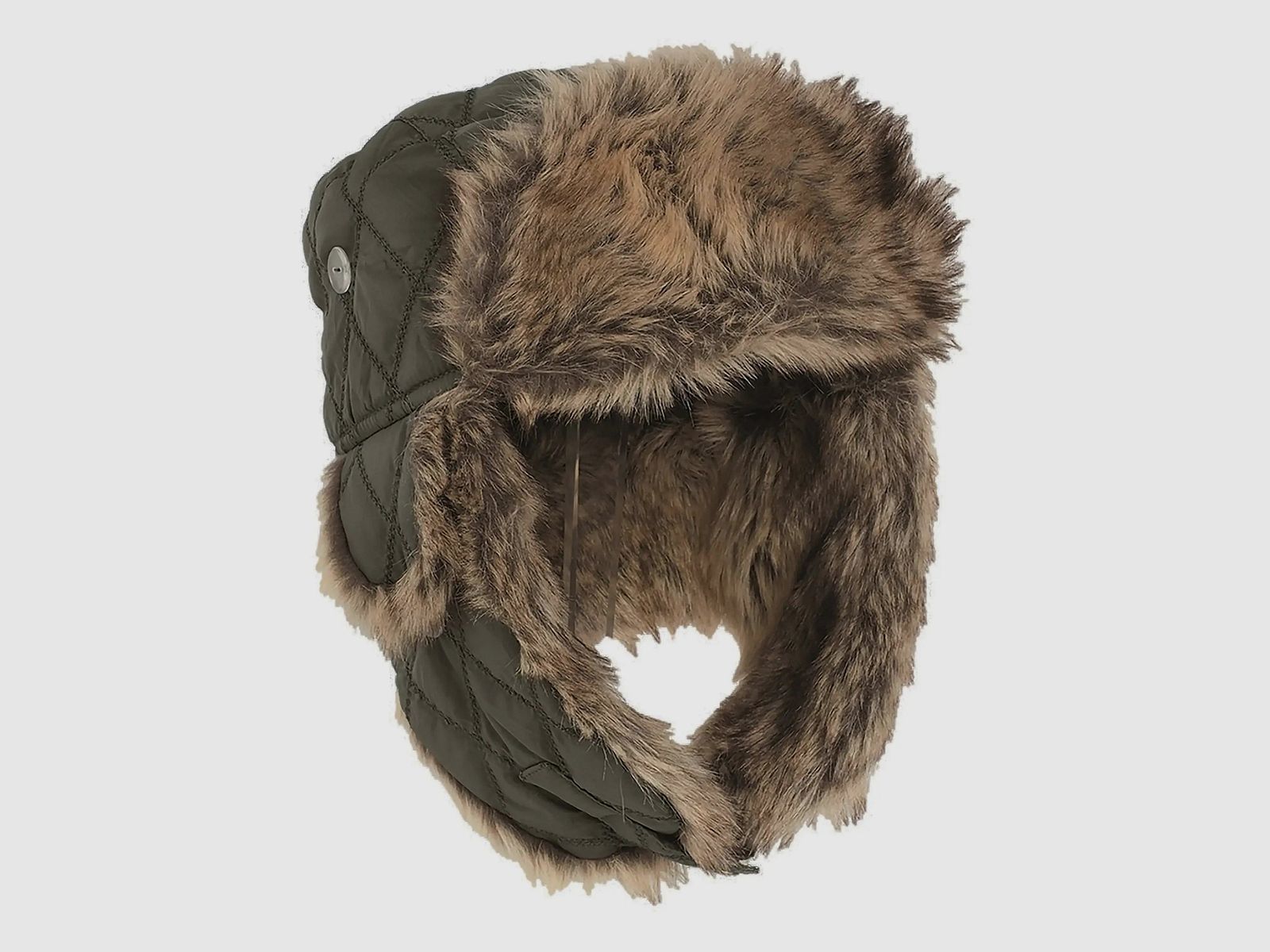 Mil-Tec Cappello Invernale con Pelliccia Sintetica - S