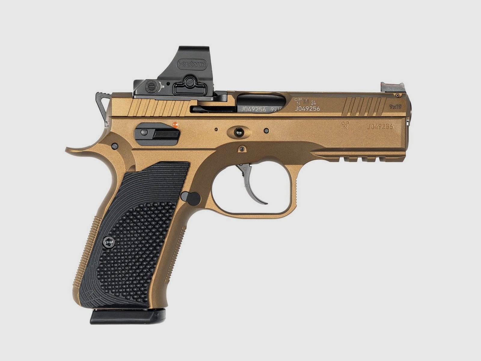 CZ Shadow 2 Compact Bronze OR Holosun Selbstladepistole Kal 9 mm Luger