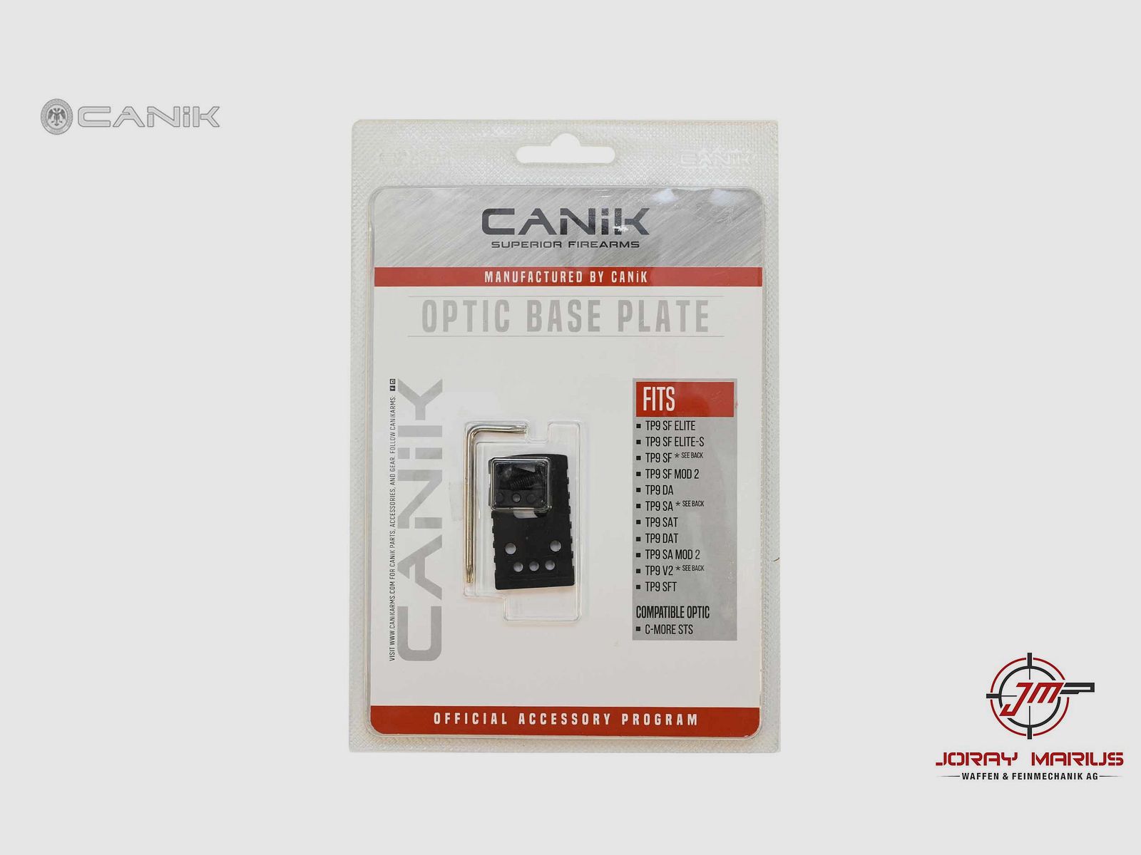 Canik optic adapter for non-optic-ready pistols