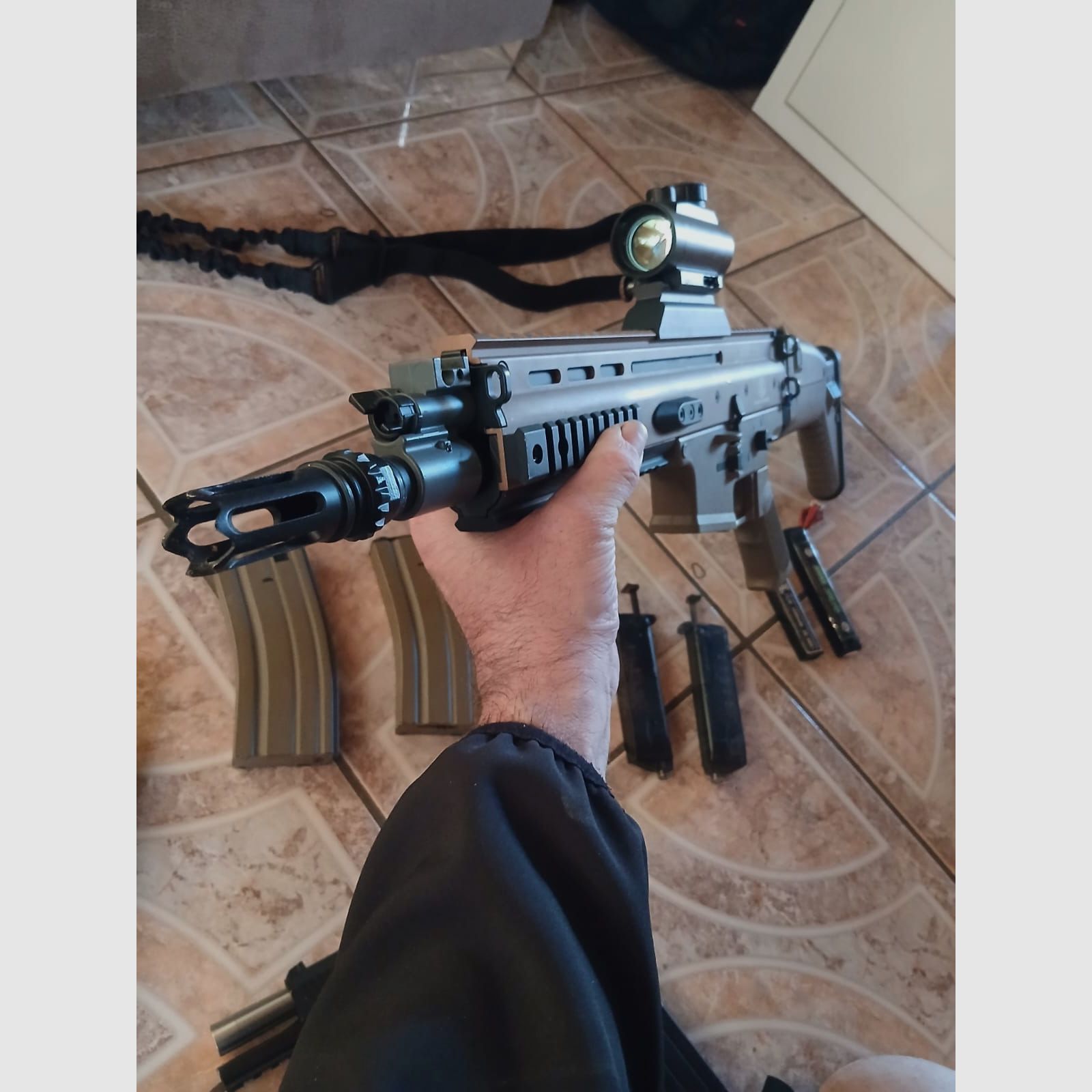 Airsoft SCAR-H (Électrique), GBBR Pistolet et Accessoires