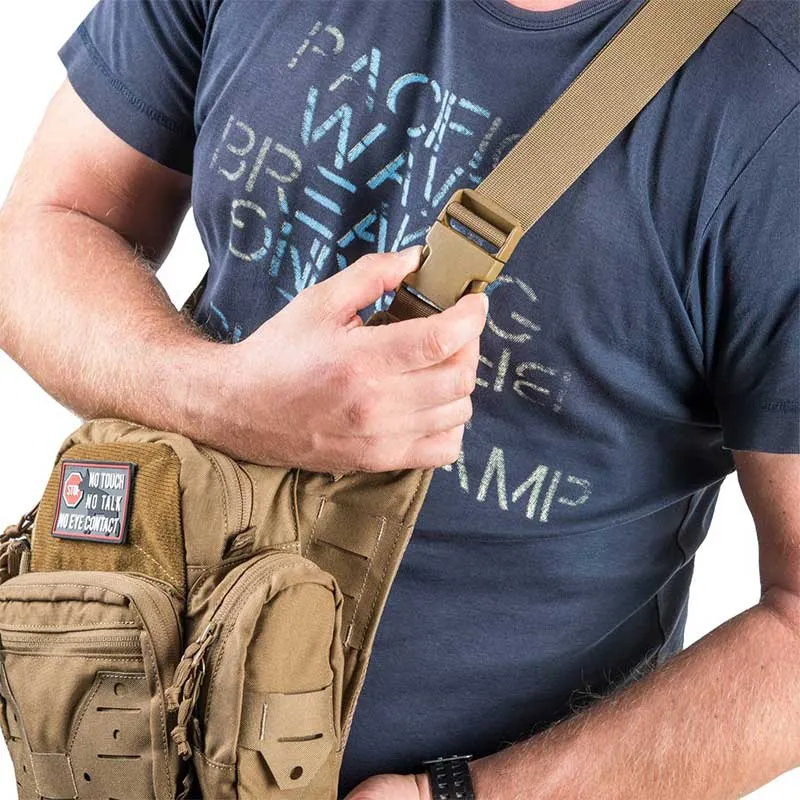 Helikon-Tex - Torba na ramię EDC SIDE BAG® - Nylon Polyester Blend - Olive Green - TB-PPK-CD-02, zdjęcie 8 z 8