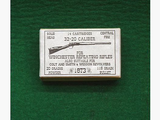 Replika	 Patronenschachteln .32-20 Caliber