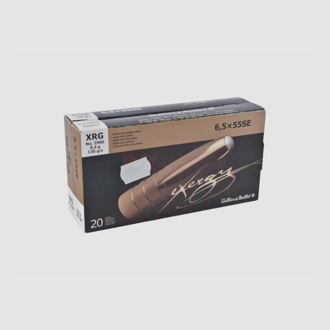 Sellier & Bellot 6,5x55 XRG 130grs / 8,4g