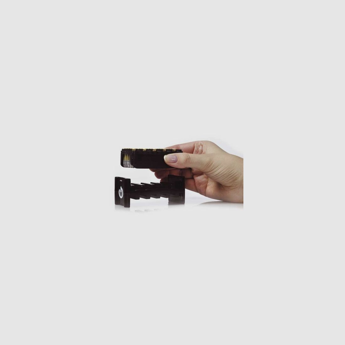 Gehmann ammunition removal aid for .22 caliber cartridge boxes