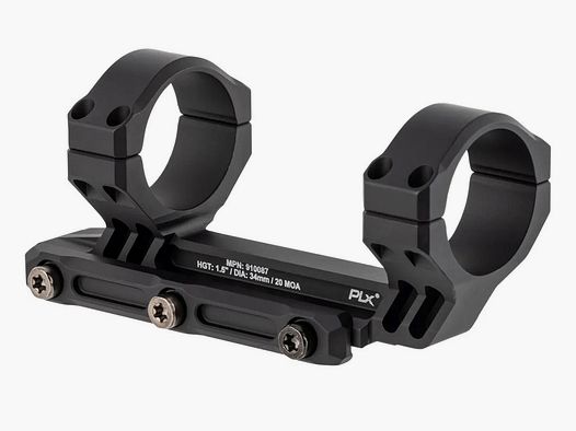 PLx Montaggio Cantilever/20MOA 34mm