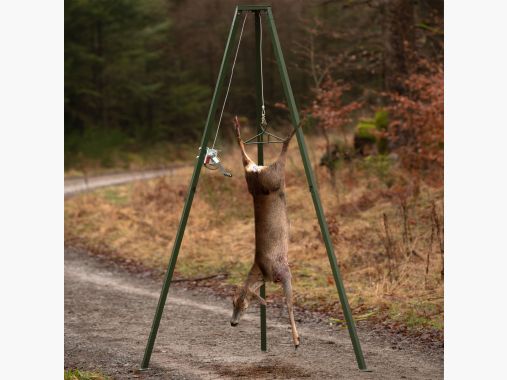 de Lake Passion game processing gallows |