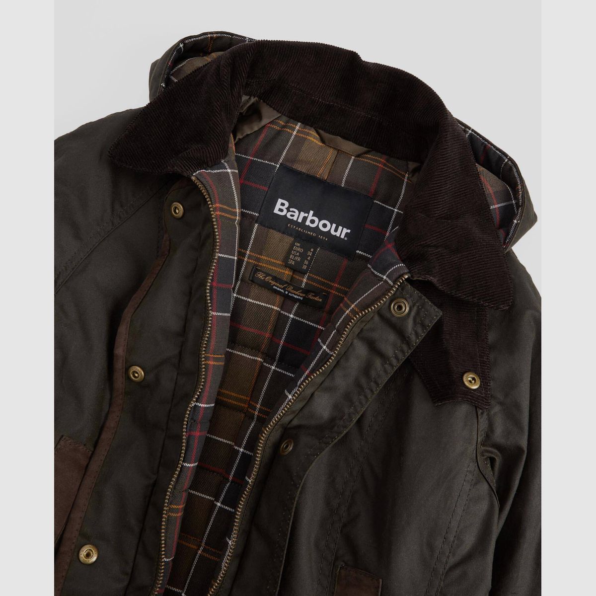 BARBOUR Wachsjacke Bower Oliv